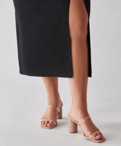 Noles Heels Nude Crystal