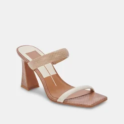 Novah Heels Lt Taupe Multi Stella