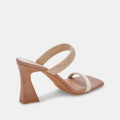 Novah Heels Lt Taupe Multi Stella