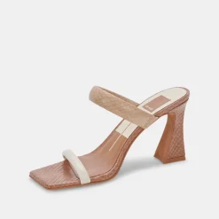 Novah Heels Lt Taupe Multi Stella