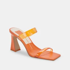 Novah Heels Tangerine Vinyl