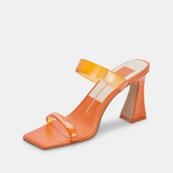 Novah Heels Tangerine Vinyl