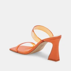 Novah Heels Tangerine Vinyl