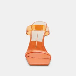 Novah Heels Tangerine Vinyl