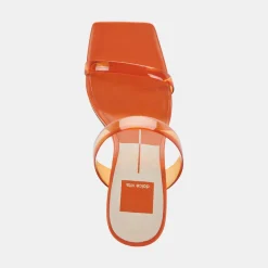 Novah Heels Tangerine Vinyl