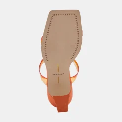 Novah Heels Tangerine Vinyl