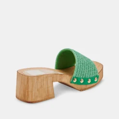 Oakley Heels Seaglass Raffia