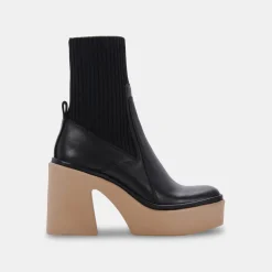 Odina Boots Black Leather