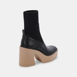 Odina Boots Black Leather