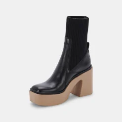 Odina Boots Black Leather