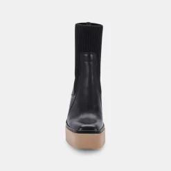Odina Boots Black Leather