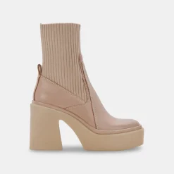 Odina Boots Taupe Leather