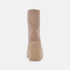 Odina Boots Taupe Leather