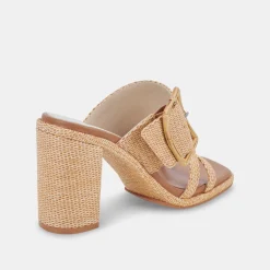 Onnie Heels Warm Natural Raffia