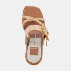Onnie Heels Warm Natural Raffia