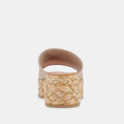 Pablos Sandals Sand Leather