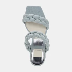 Paily Heels Light Blue Denim