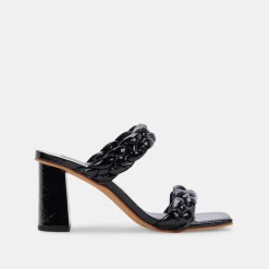 Paily Heels Midnight Patent Stella