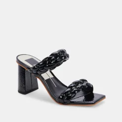 Paily Heels Midnight Patent Stella