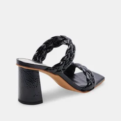 Paily Heels Midnight Patent Stella
