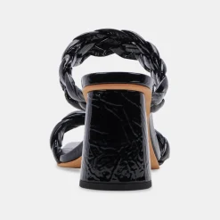 Paily Heels Midnight Patent Stella