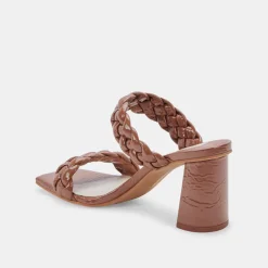 Paily Heels Taupe Patent Stella