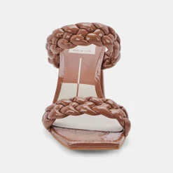 Paily Heels Taupe Patent Stella