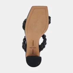 Paily Rhinestone Heels Black Rhinestone