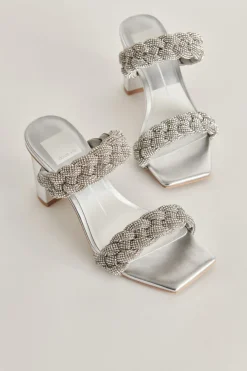 Paily Rhinestone Heels Crystal Rhinestone