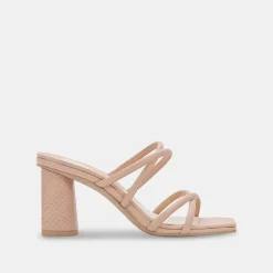 Patsi Heels Cream Leather