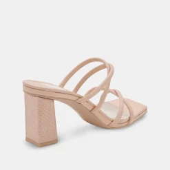 Patsi Heels Cream Leather