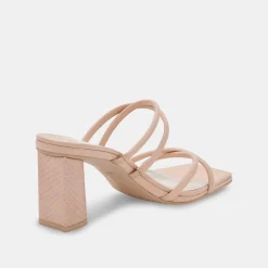 Patsi Heels Cream Leather