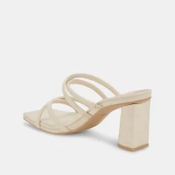 Patsi Heels Ivory Leather