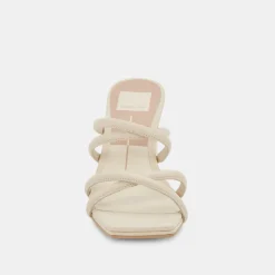 Patsi Heels Ivory Leather