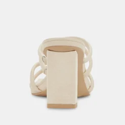 Patsi Heels Ivory Leather