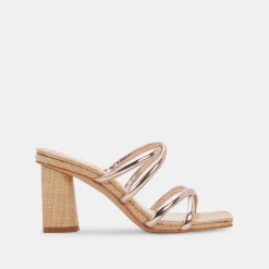 Patsi Heels Rose Gold Metallic Stella