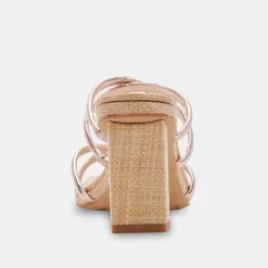 Patsi Heels Rose Gold Metallic Stella