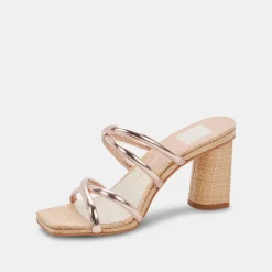 Patsi Heels Rose Gold Metallic Stella