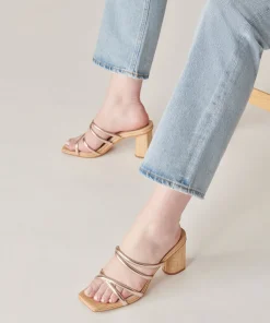 Patsi Heels Rose Gold Metallic Stella