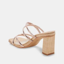 Patsi Heels Rose Gold Metallic Stella