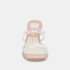 Patsi Wide Heels Crystal Vinyl