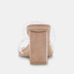 Patsi Wide Heels Crystal Vinyl