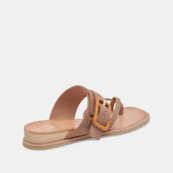 Perris Sandals Cafe Embossed Leather