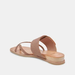 Perris Sandals Cafe Embossed Leather