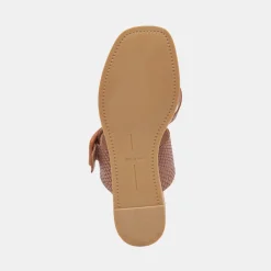 Perris Sandals Cafe Embossed Leather