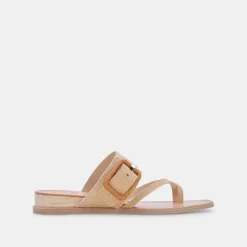 Perris Sandals Natural Raffia