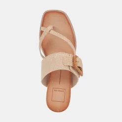 Perris Sandals Natural Raffia