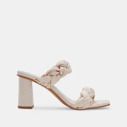Pheby Heels Beige Silk