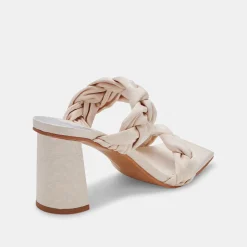 Pheby Heels Beige Silk