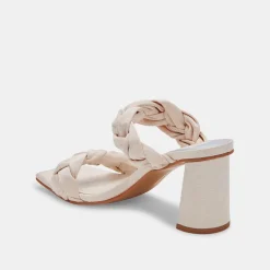 Pheby Heels Beige Silk